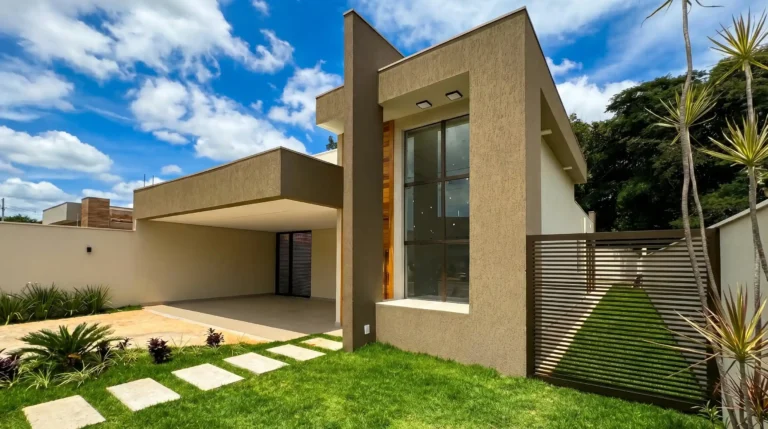 Fachada Residencial Contemporânea
